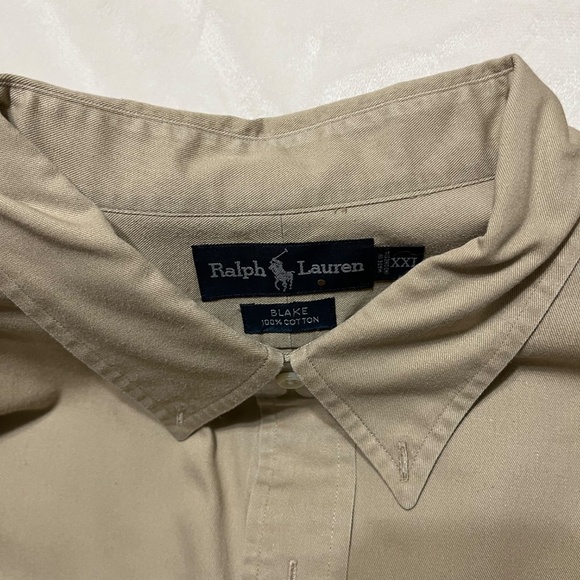 Ralph Lauren ButtonDown Oxford Blake  shirt size 2 XL,  100% Cotton - Picture 3 of 5